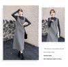 Gray Polka Dot Wool Vest Dress - Korean Style, Autumn/Winter Collection