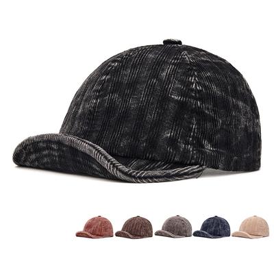 Vintage Baseball Cap Outdoor Men Women Autumn Winter Corduroy Cap