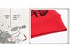 Plus Size Red Open-Front Cardigan for Elderly Women - Autumn/Winter Thickened Sweater for Birthday Celebrations