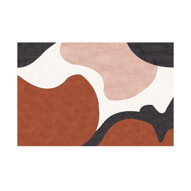 Modern Abstraction Carpets for Living Room Nordic Bedroom Decor Plush Carpet Home Art Floor Mat Large Area Thicken Non-slip Rug