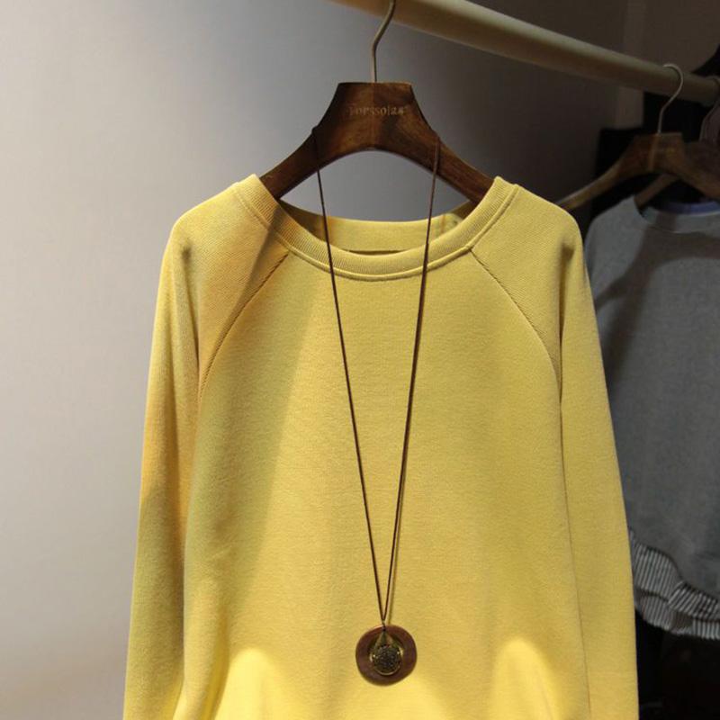 Hanorac largi de toamnă pentru femei fals din două piese cu dungi Sute de topuri casual cu gât rotund, lungi medii