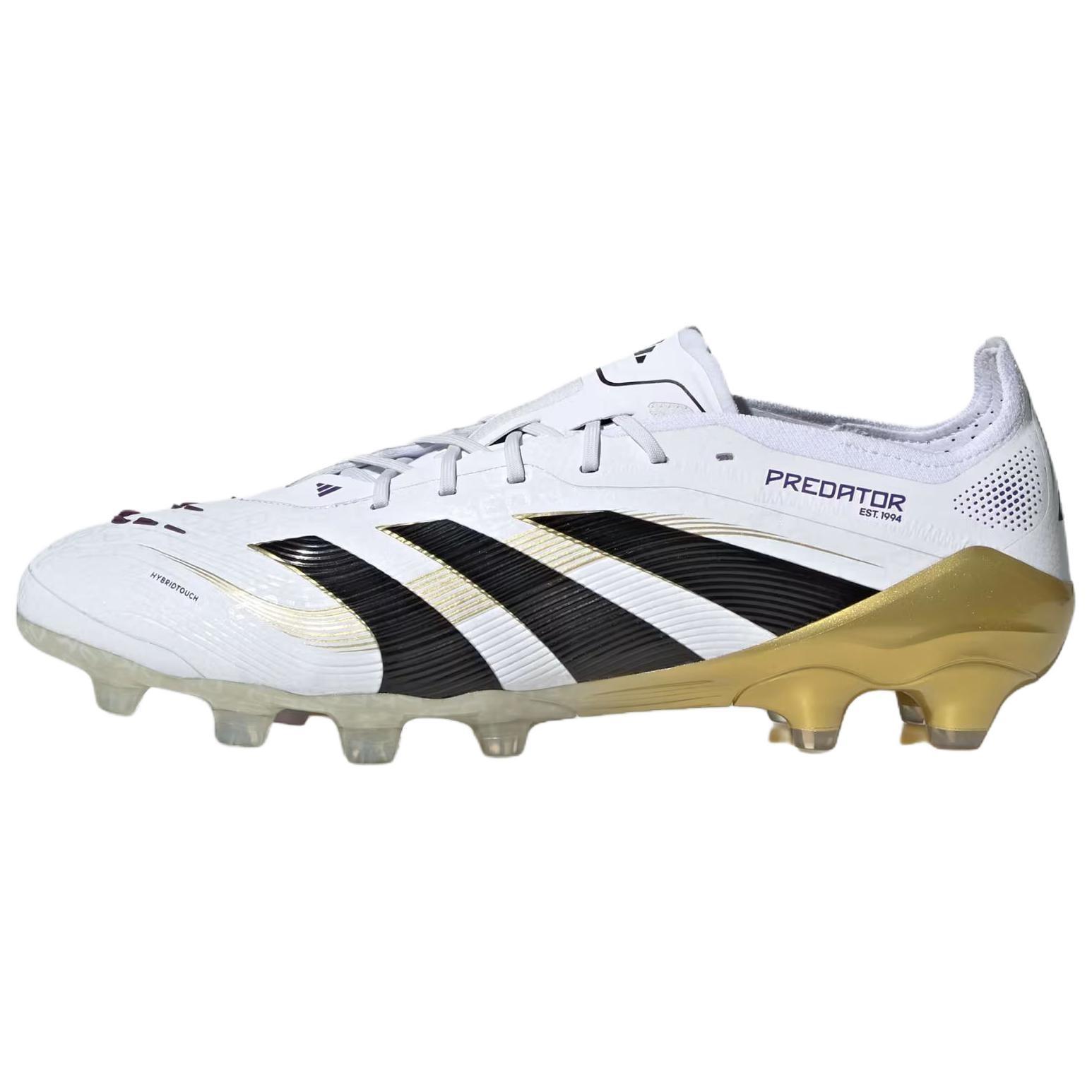 adidas Predator Elite HG/AG  Cloud White Core Black Gold Metallic  Men s JR4489 EU 41⅓