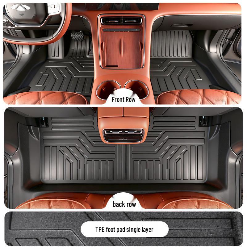 2025 Chery Fengyun A9L Custom TPE Interior Carpet Accessories Fengyun A9L TPE Mat Upgrade Package with Threshold