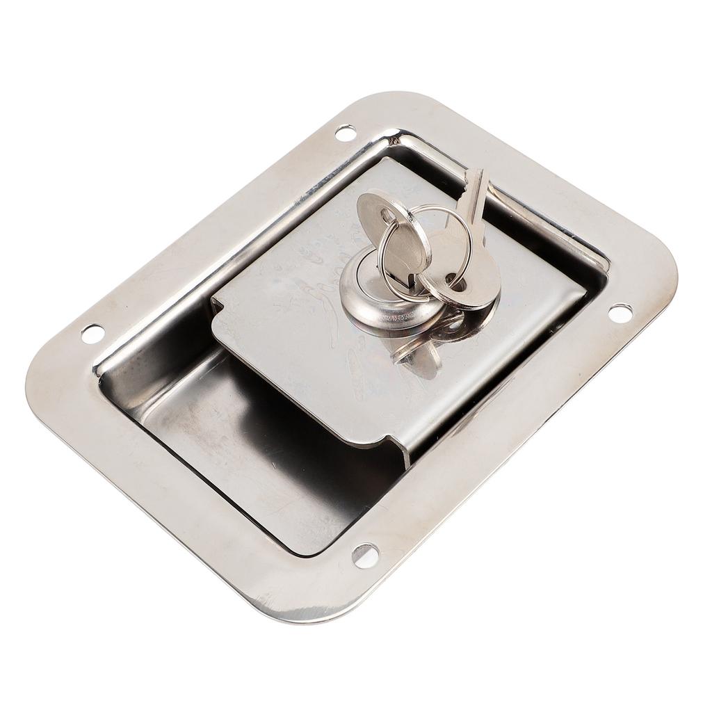 Toolbox Handle Lock Stainless Steel Rustproof High Strength RV Handle Latch for Home Office Commerci