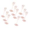 10Pcs Table Card Holder Reusable Metal Iron Place Stands Display Clips for Weddings Events Restaurants Parties