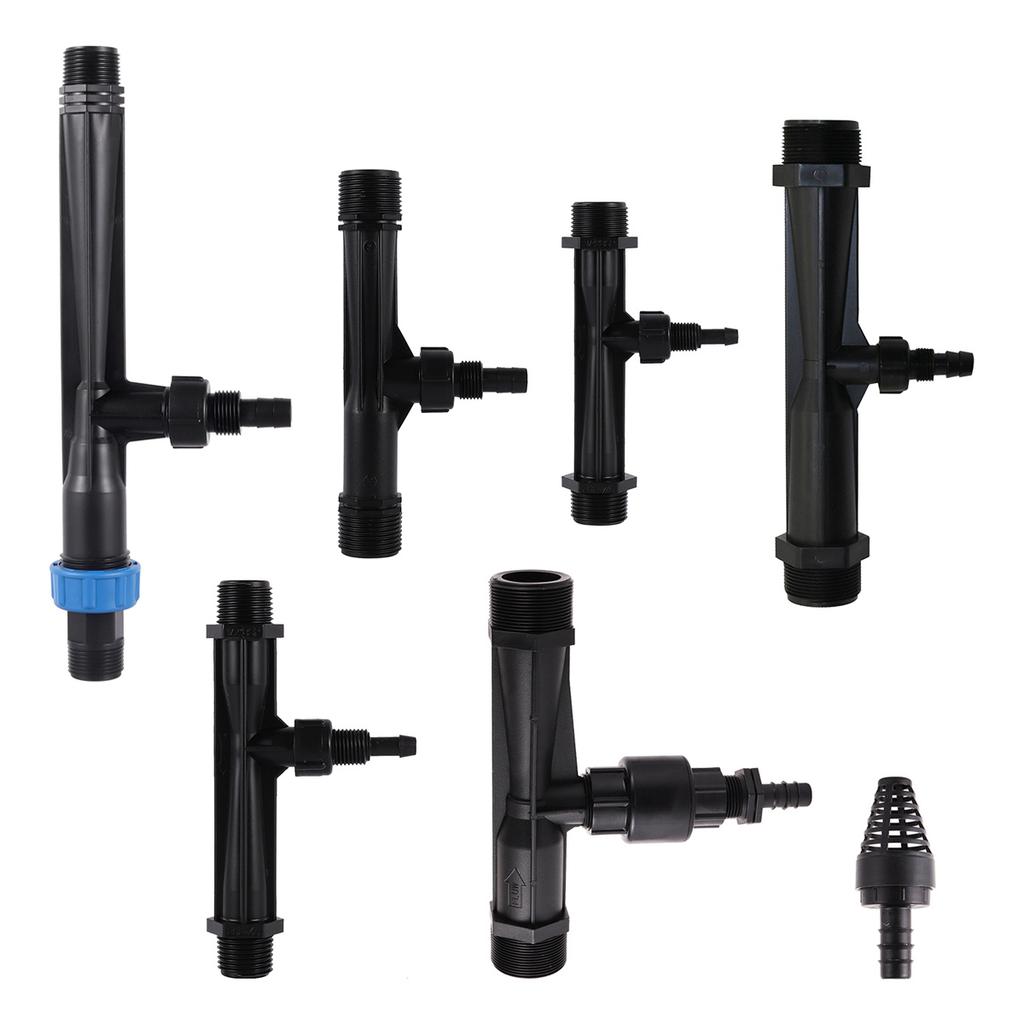 Venturi Fertilizer Injector 3/4"1/2''1''1.5''2'' Male Thread Inlet/Outlet Connector Garden Irrigation Automatic Fertilize Tools