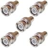 RCA To BNC Plug F-Factory Converter! 5-Pack / AD411-5P