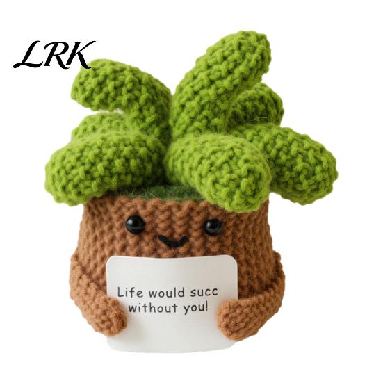 Fake Cactus Decoration Crochet Potted Plants, Handmade Knitted for Home Office Car Plant Decor Decoration, Decorative Plants Lasting Beauty,