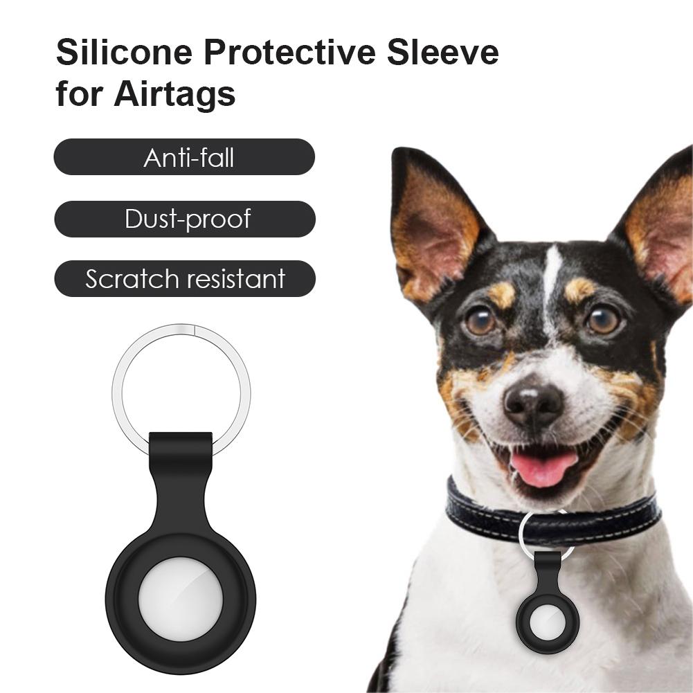 Silicone Locator Tracker Protective Case for Airtags Anti-Lost Device Anti-sweat Case Scratch-resistant Protector