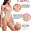 Damskie bezszwowe stringi, body modelujące brzuch, gorset modelujący sylwetkę, niewidoczna bielizna wyszczuplająca z usztywnianym biustonoszem