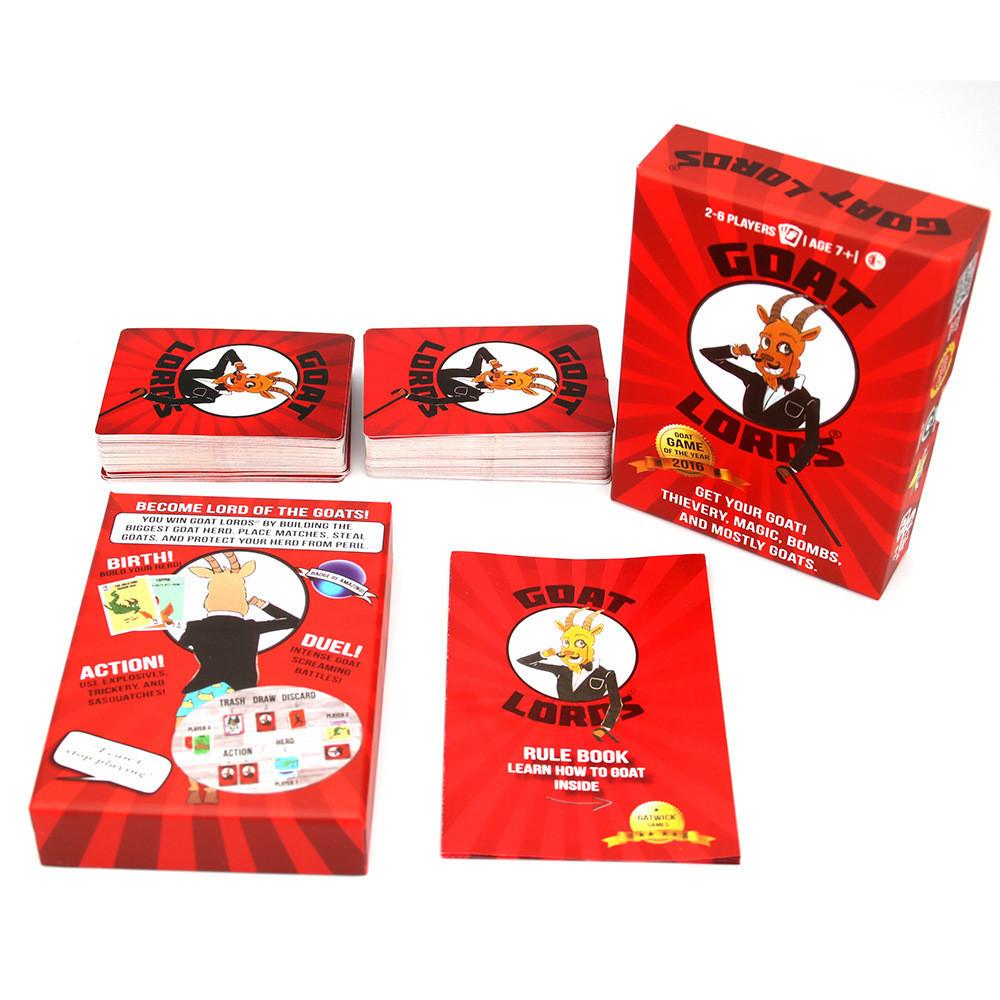 Goat Lords Game Family Fun Card Game With Premium Coated Paper For All Ages