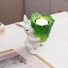 Heat Resistant Candle Holders Cartoon Resin Sculpture Landscape Bunny Ornaments  Dining Party
