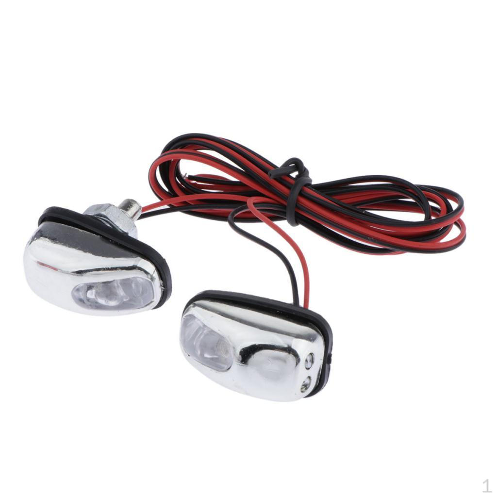 

Car Hood Windshield Wiper Washer with White Light