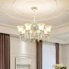 European Retro Resin Chandelier for Living Room, Restaurant, or Bedroom - Warm Atmosphere and Unique Style