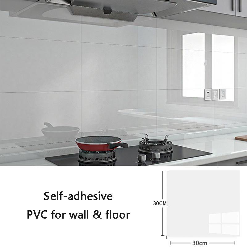 

Self-adhesive Imitation Marble Wall Stickers 30x30cm PVC Floor Stickers Waterproof Bathroom Living Room Kitchen Decoration Decal 10pcs-30x30cm