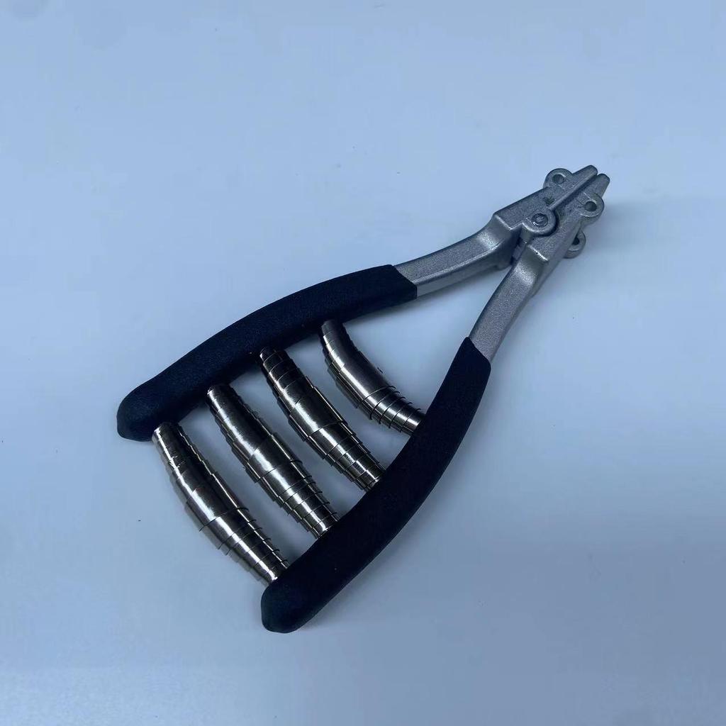 Badminton Tennis Racket Stringing Machine Clamp Pliers - Four-Spring Fixing Tool (Red, Black, Green)