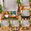 Autumn Thanksgiving Day Gnomes Print Doormat Anti-slip Area Rug for Living Room Bedroom Sofa Doormat Kids Floor Carpet Decor