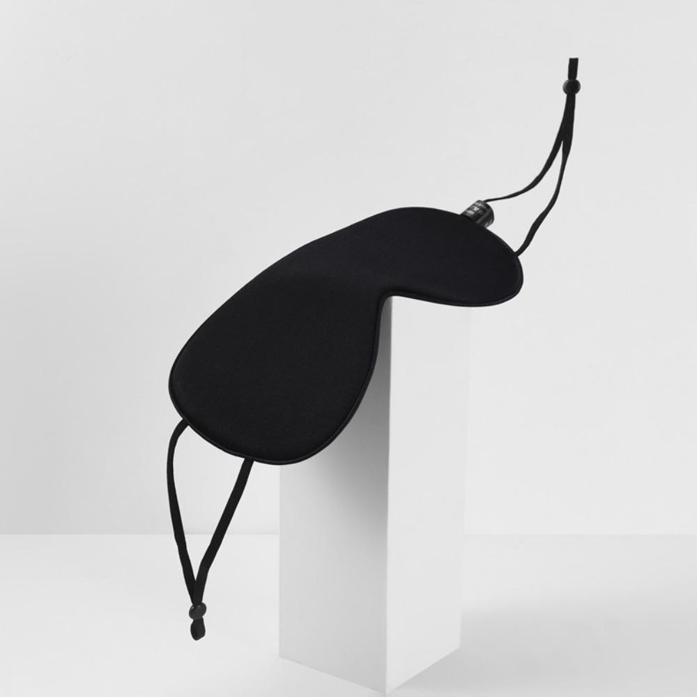 Maschera per Occhi in Seta Double-face 16 Mmi Maschera per Occhi da Sonno 100% Seta di Gelso Oscurante Regolabile con Protezione per le Orecchie