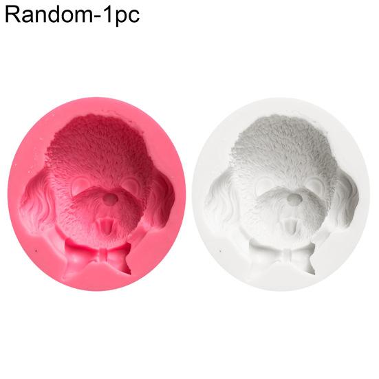 

Милая силиконовая штукатурка Тедди в форме собаки, ароматическая форма для самостоятельного изготовления мыла ручной работы