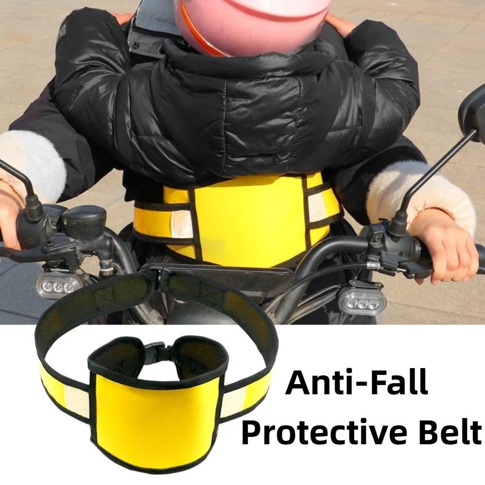 3D Breathable Fabric Safety Harness Protective Belt Anti-Fall Design Motorcycle Safety Harness Passenger Seat Belt