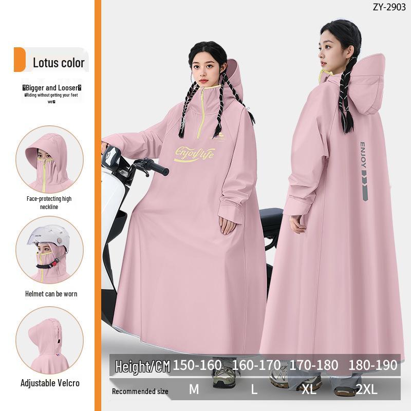 Heavy-Duty Full-Body Electric Scooter Raincoat