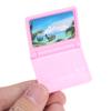 2Pcs/Set Simulation Mini Laptop Computer 1:12 Dollhouse Miniature Fashion Crafts