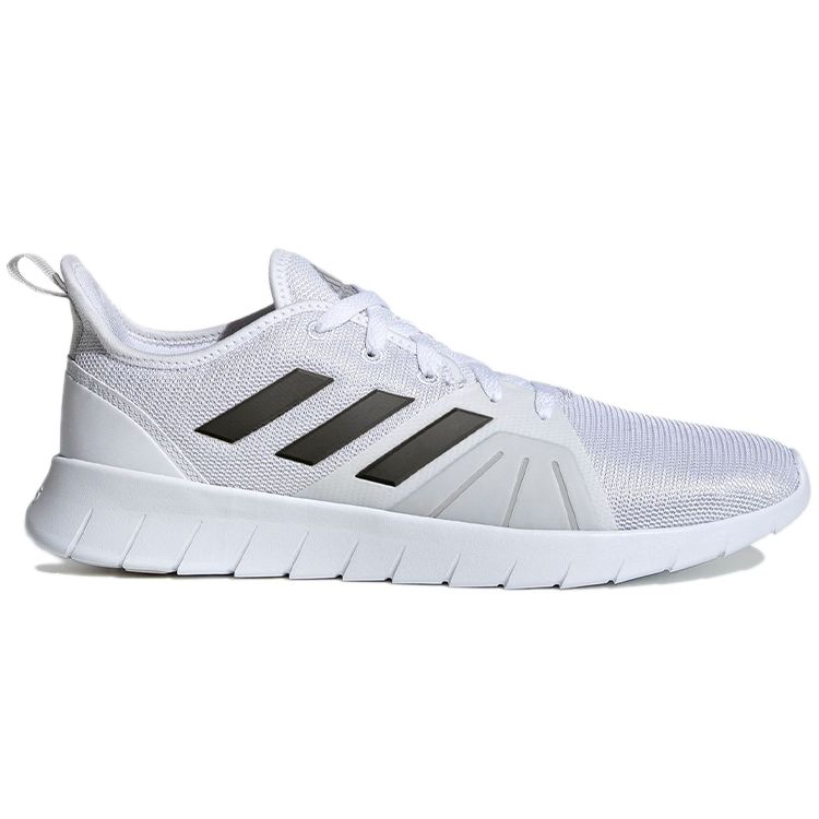 Adidas Asweemove Bequemes Vielseitiges Gewebe Atmungsaktive Low-Top Freizeitlaufschuhe Herren Sneaker Weiß Schwarz FW1677