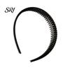 Non-slip Hair Band 1/4Pcs Women Hoop Non-Slip Teeth Plastic Headband Secure Makeup Fit Lightweight Washing Face Accessories Comb Tie