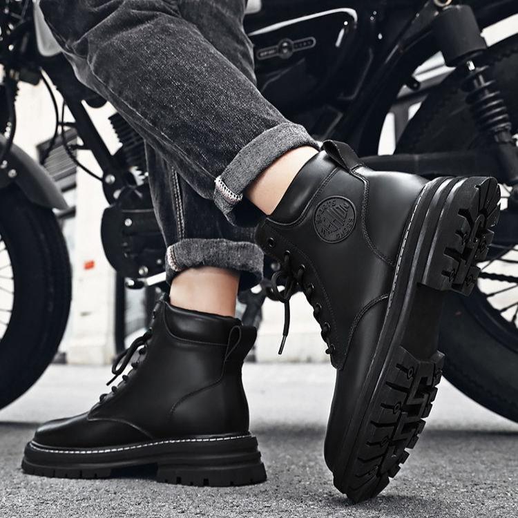 Pánské letní odolné stavební martinské boty, pracovní oděvy, nepromokavé a protiskluzové, horolezecké, jarní