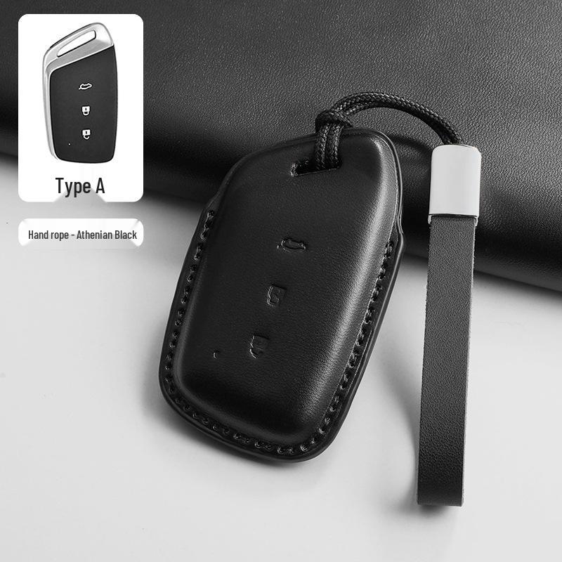 

Baojun RM5/RS3/RS5/RC6 Black Key Case: Car Remote Protective Shell Cover