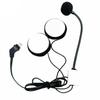 Half Face Helmet Motorcycle Earphone Headphone Motorcycle Helmet Intercom Headset with Microphone Noise Cancellation