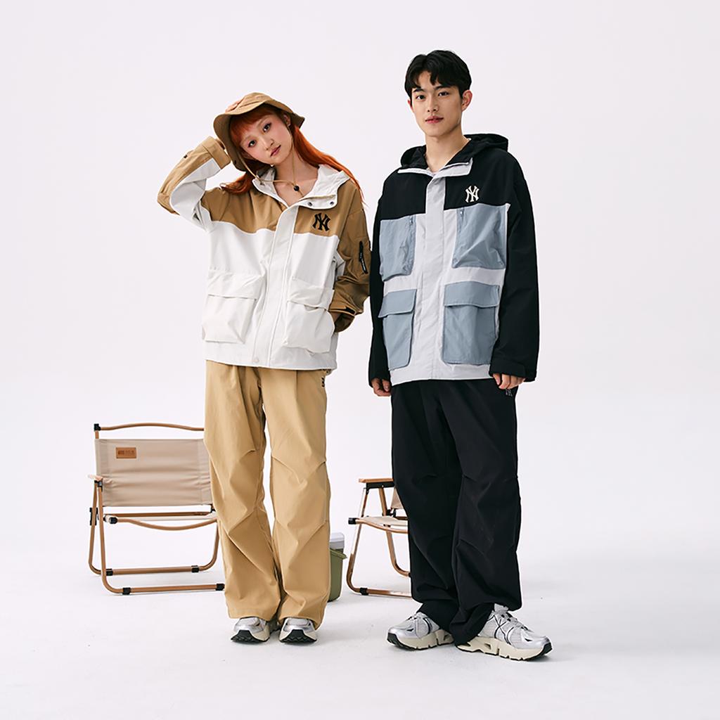 New MLB New York Yankees Basic Collection SS25 Jacket Unisex Black 3AWJB0751-50BKS