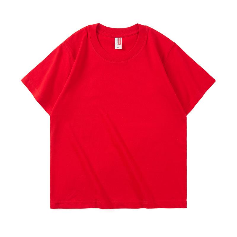 Boys' Pure Cotton School Style Short-Sleeve T-Shirt for Ages 10-14 - Summer 2025