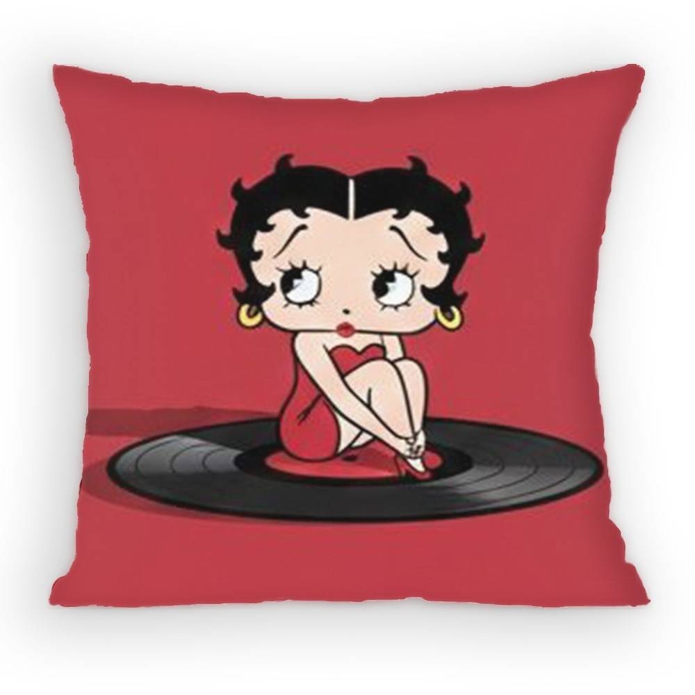 Classic CharacterAnime BBettys Boops Pillow Case Antidustmite Pillowcase Invisible zipper silky short plush Sofa cushion cover