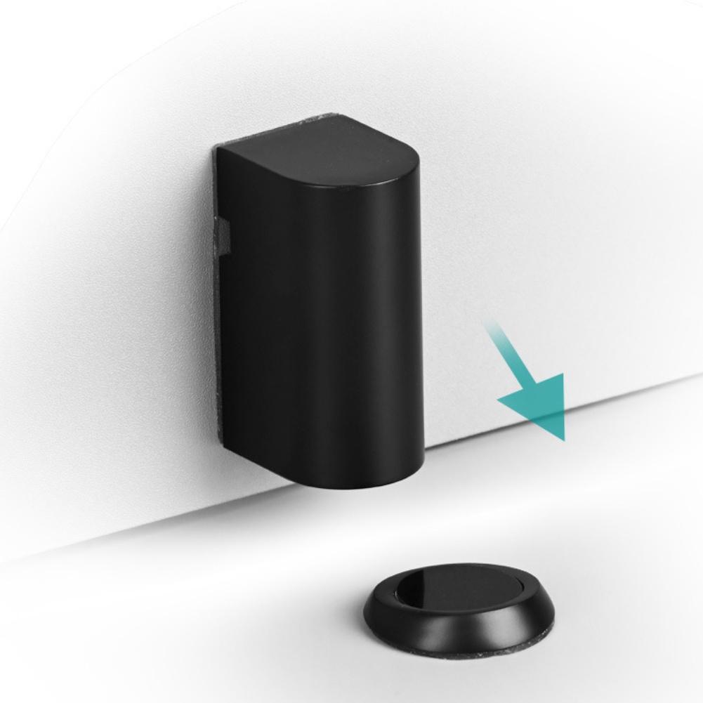 Home Use Black gray white gold silver Magnetic Door Stop Heavy Duty Holder Strong Holding Force Tool-free Installation