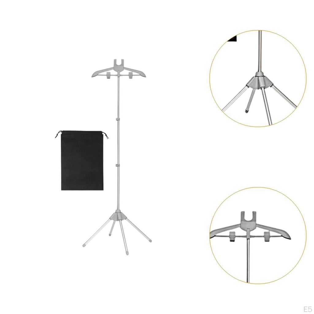 Clothes Hanger for Steamers, Portable, Foldable, -held Ironing Stand