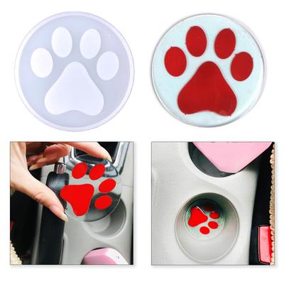 Silicone Mold for DIY Car Cup Coasters Durable and Waterproof Home Desktop Decoration Car Exhibitions Gift