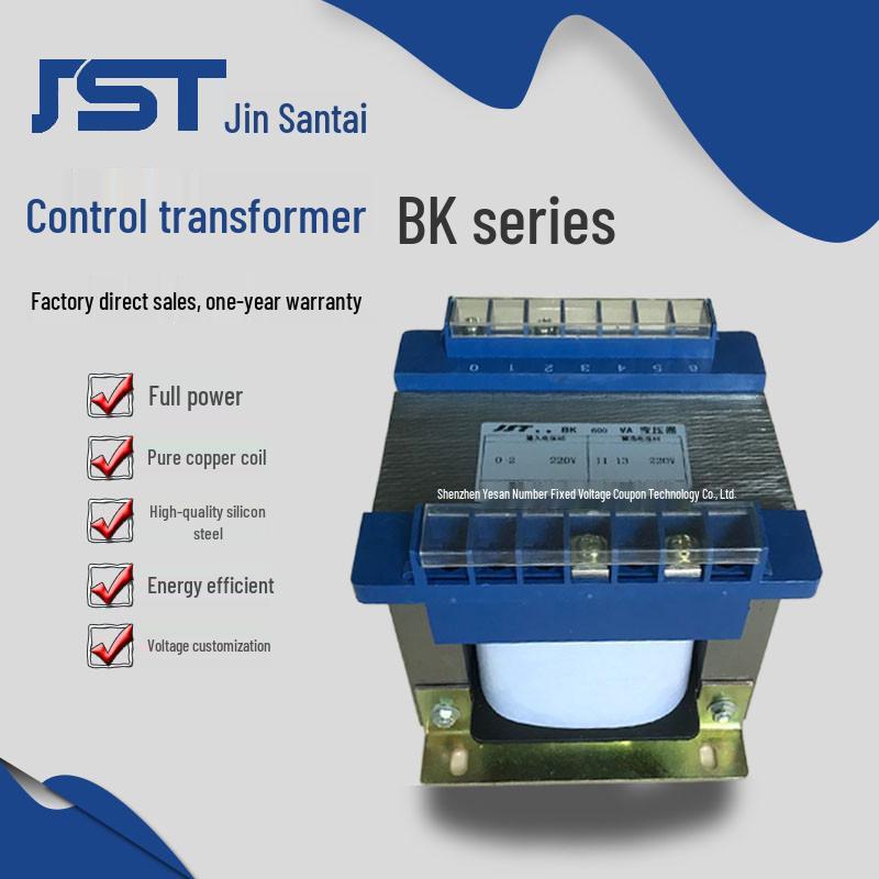 Jin Santai Single-Phase Isolation Control Transformer 415V/380V/220V to 24V/36V BK-500W Pure Copper