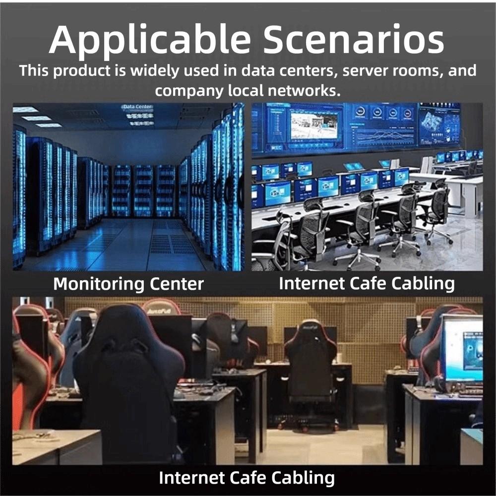 Trunking 1U Cable Management Horizontal Mount 12/24 Slot 19inch Server Rack Wire Organizer Metal Wiring Duct Data Room