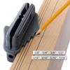Tragbarer Zentrumsritzer, Holzbearbeitungsritzer, Zentrumssuchwerkzeug, geeignet für Standard-Holzschnitt-Bleistift-Zeiger