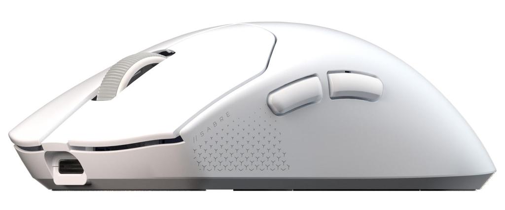 CORSAIR SABRE V2 PRO Ultralight Wireless FPS Gaming Mouse Up To 70 Hours of Battery Life White – 36g, 33,000 DPI, 8,000 Hz, – CH-931G001-WW