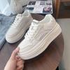 Fashion Women Platform Sneakers Casual Outdoor Simple Design Skateboard Comfortable Lace Up Sneakers Running Sports Shoes