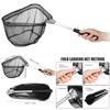 Retractable Landing Fishing Net 190cm-5cm with Telescoping Pole Handle Foldable Freshwater Fish Catching Releasing