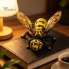 Unique Shelf Display Item 3D Printed Articulated Bee Figure Toy, Keychain Ornament, Posable Mechanical Customizable Poseable Insect Figurine