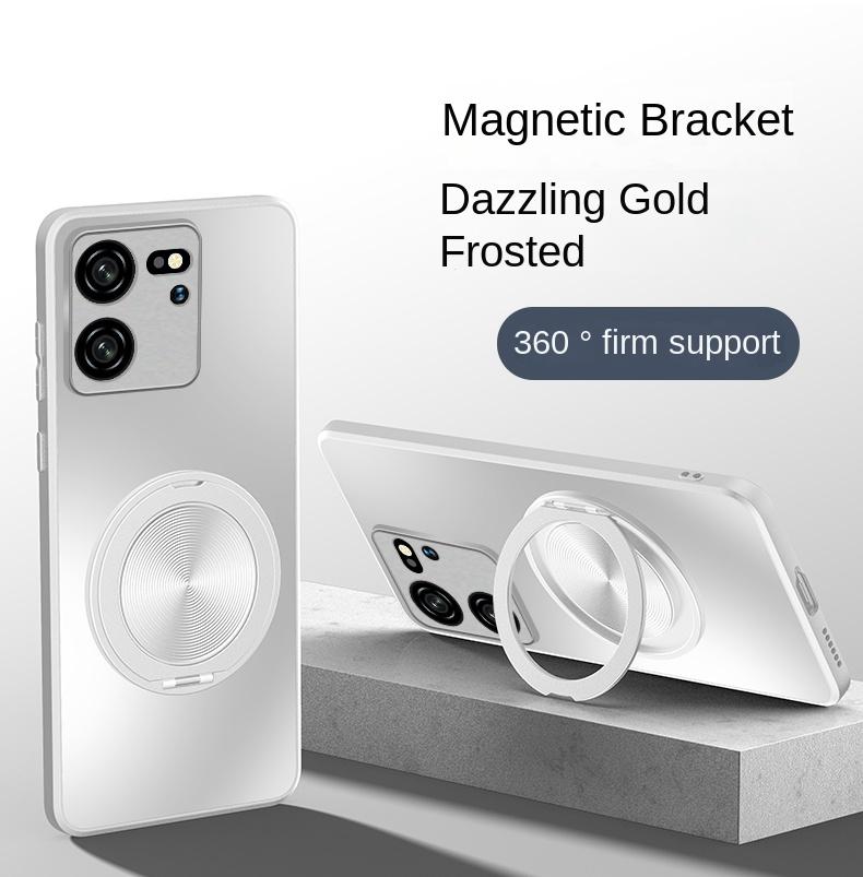 

Для чохла Xiaomi Mi 13T Pro Твердий Матовий З Кільцем Магнітний Захисний Чохол-Накладка Для Телефону Xiaomi Mi 13 13Pro Mi13T For Mi 13 Pro