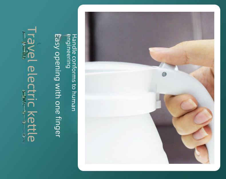 Fierbător electric pliabil din silicon pentru călătorii și gospodărie, funcție automată