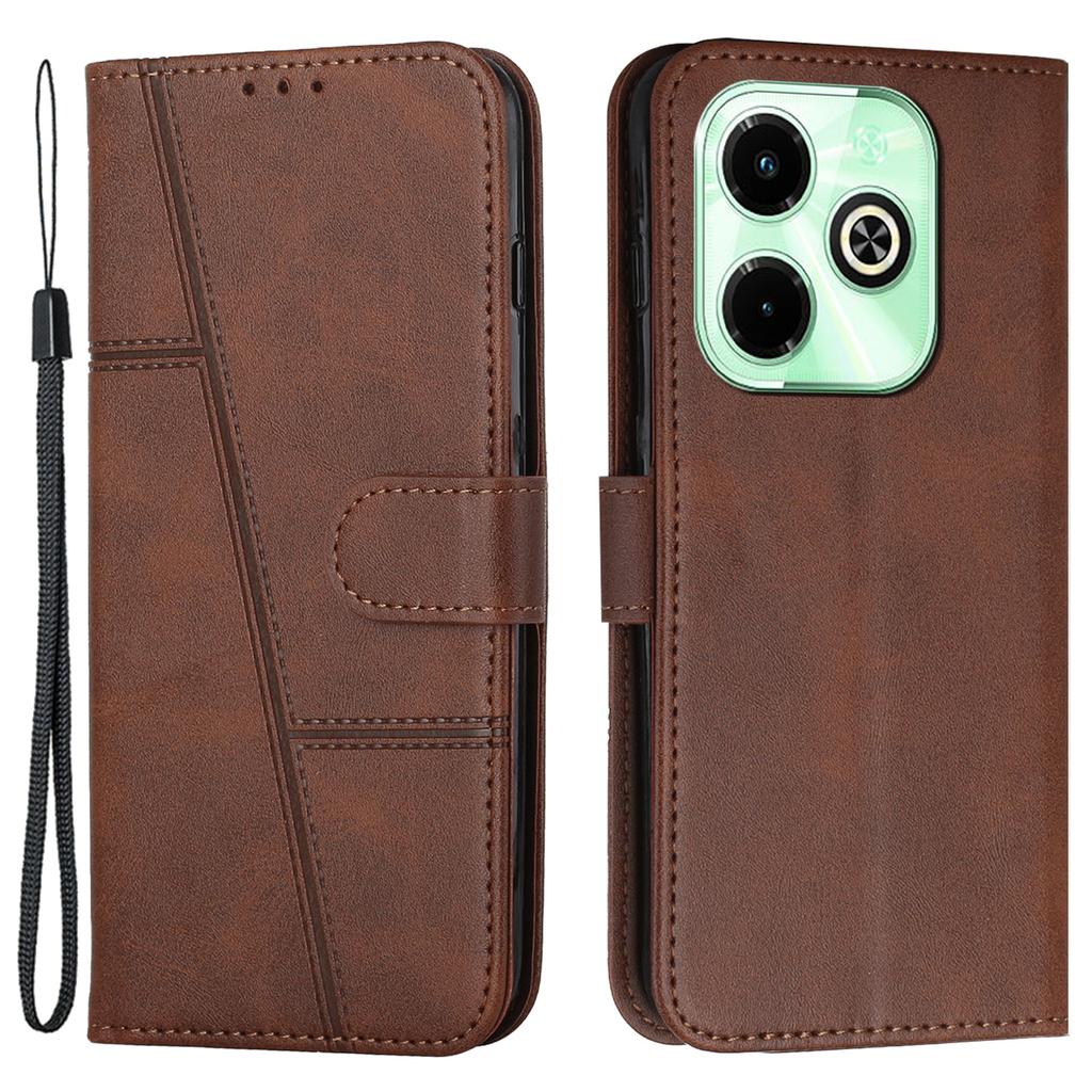 For Infinix Hot 40i Mobile Phone Case Wallet Stand Flip PU Leather Cover