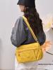 2026 New Style Women's Casual Lightweight Nylon Crossbody Bag - Multi-layer, Large Capacity, Single Shoulder Design for Commuting