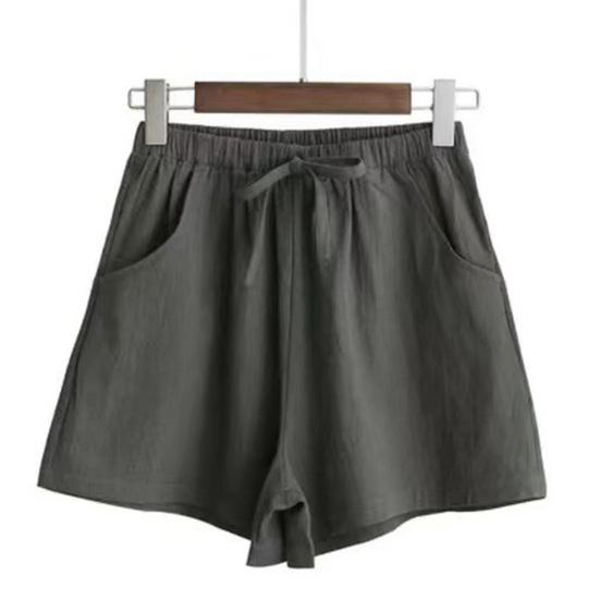 Sommer Shorts Hohe Taille Streetwear Schnell Trocknend Einfach Weiter Beinteil Damen Lässig Outdoor