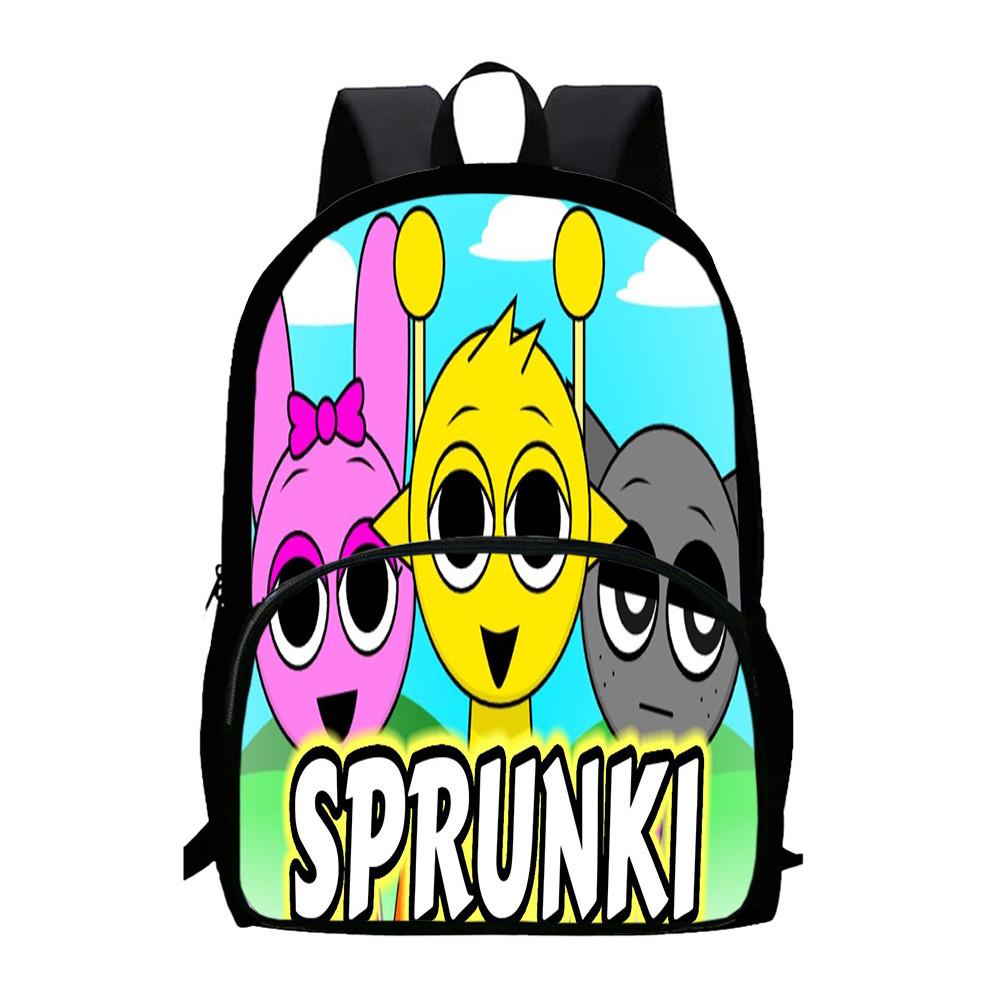 

Sprunki 3d Backpack Game Design Large Capacity Oxford Kids School Bag Gifts Style 1